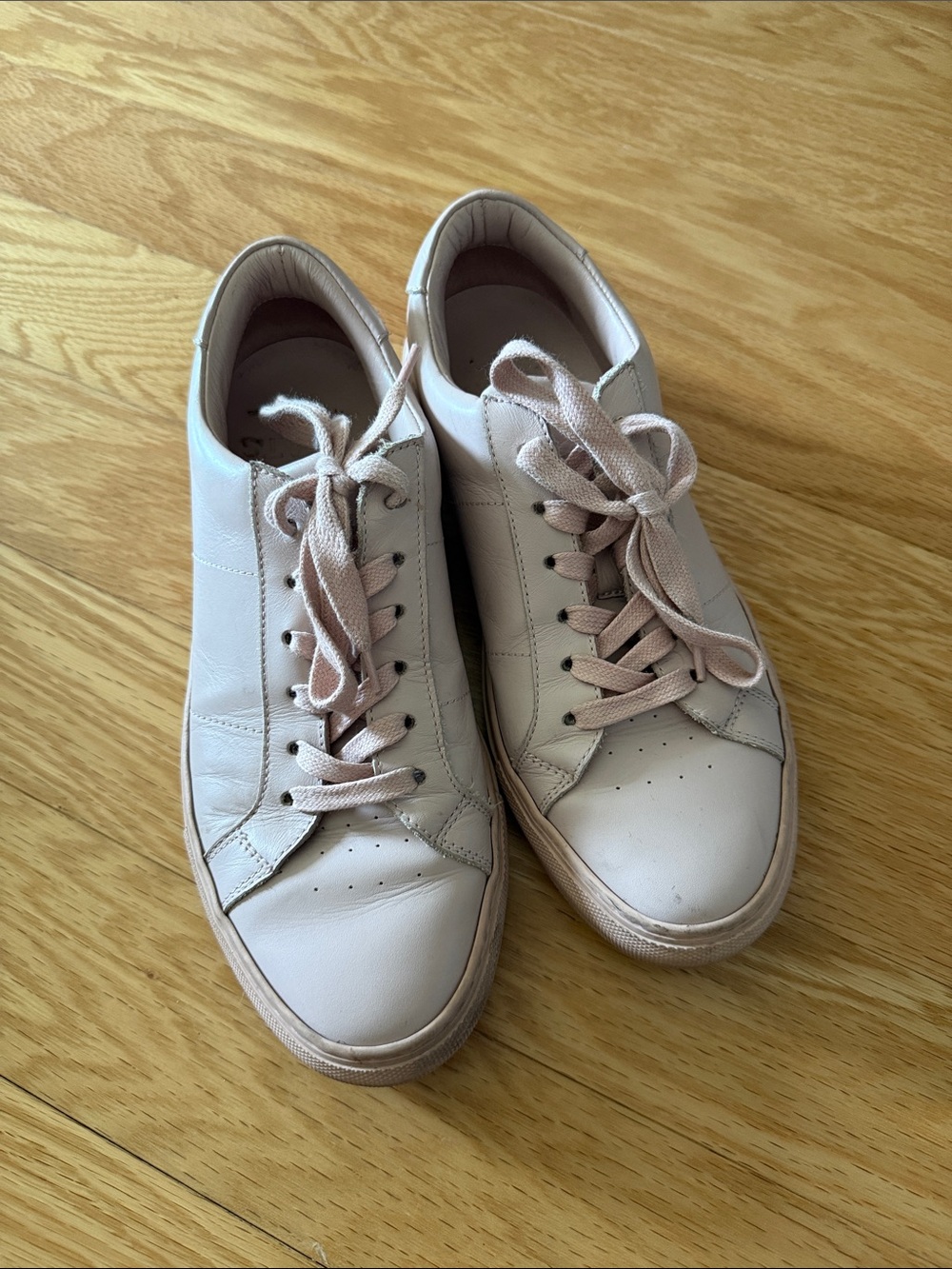 GREATS Women’s Casual Leather Sneakers in Light Pink